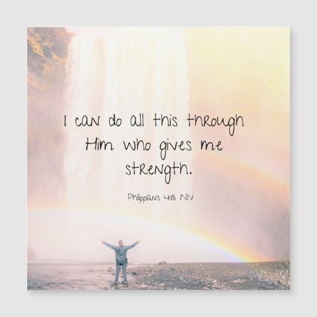 Motiverande uppmuntran av bibelcitat (Framsida)