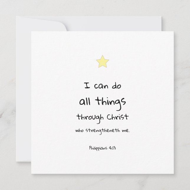 Motiverande uppmuntran till dubbla citattecken julkort (Framsida)