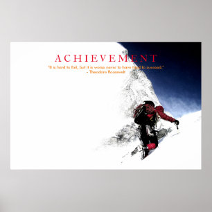 Motiverande uppnående av offertberget överst poster