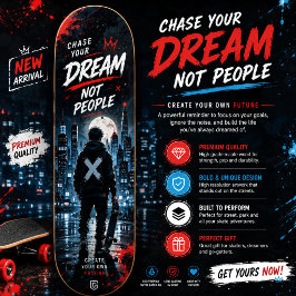 Motiverande Urban Street Art Skateboard Design
