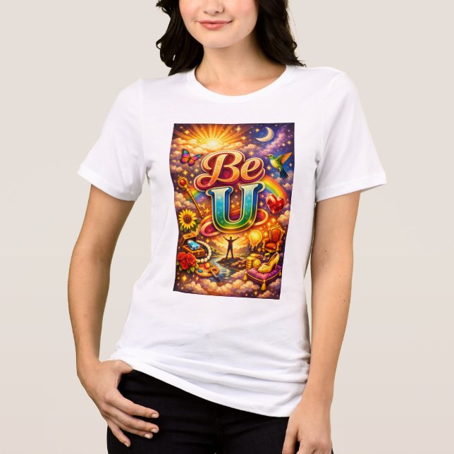 Motiverande Vit T-shirt (Framsida)