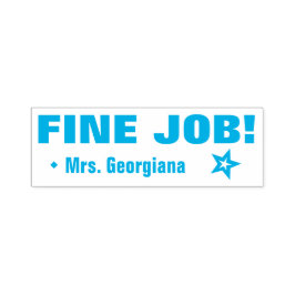 Motiverar "BRA JOBB!" Lärare Rubber Frimärke Självfärgande Stämpel