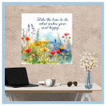 Motiverar din södra Lycklig-Personlig Poster<br><div class="desc">Vackra motiveringar, poster och budskap - vattenfärgade vilda blommor och "ta tid att göra sak som gör din själ lycklig" - hur sant och hur höger. Poster kan vara personlig både med meddelandet och med namn, som kan tas bort om så önskas. Alla designfrågor, skicka bara en chatta eller ett...</div>