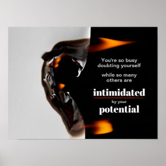 Motiverat citattecken poster projektionsyta