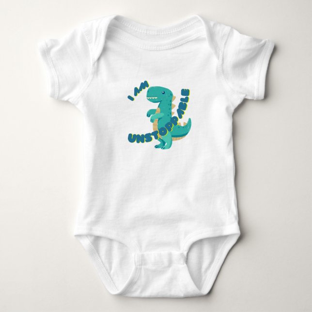 MOTIVERAT CUTE DINO - T-REX T SHIRT (Framsida)