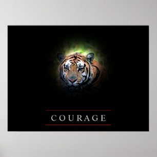 Motiverat ledarskapskurs Tiger Poster Skriv ut