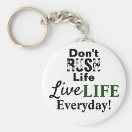 Motiverat liv nyckelring