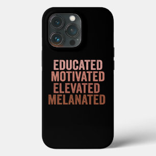 Motiverat, upphöjt Melanated Black-Pride