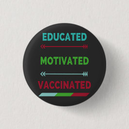Motiverat vaccinerat knapp
