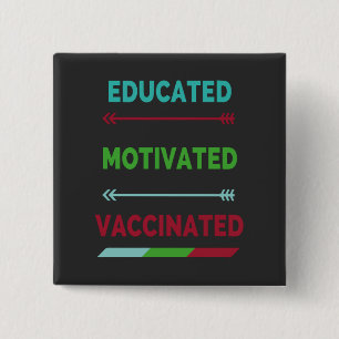 Motiverat vaccinerat knapp