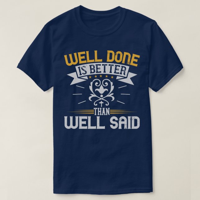 Motivering är bättre än att säga t shirt (Design framsida)