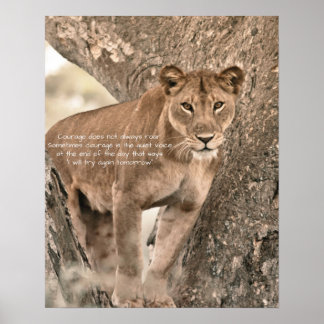 Motivering av mod poster