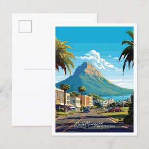 Motivering av Monteraui New Zealand Travel Vykort
