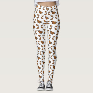 Motivering av tecknaden för marschfjäril leggings
