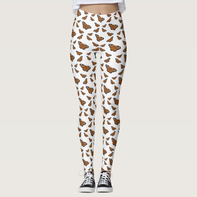 Motivering av tecknaden för marschfjäril leggings (Framsida)