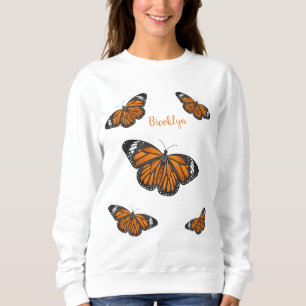 Motivering av tecknaden för marschfjäril t shirt