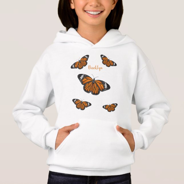 Motivering av tecknaden för marschfjäril t shirt (Framsida)