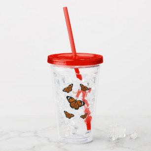 Motivering av tecknaden för marschfjäril take away mugg