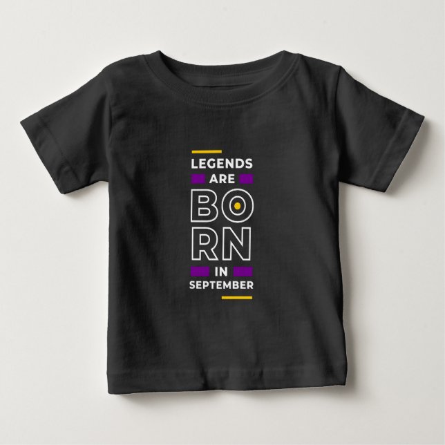 Motivering citerar Snyggtar som föddes i september T Shirt (Framsida)