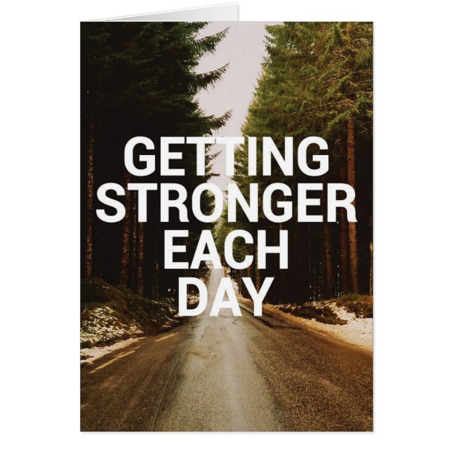 Motivering för Fitness Workout-gym Hälsningskort (Framsidan)