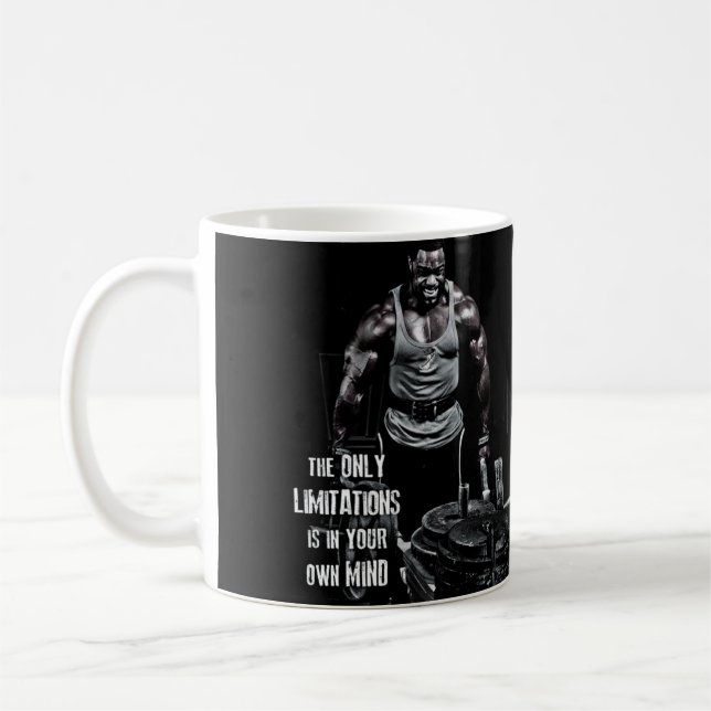 Motivering för Fitness Workout-gym Kaffemugg (Vänster)