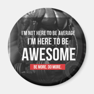 Motivering för Fitness Workout-gym Magnet