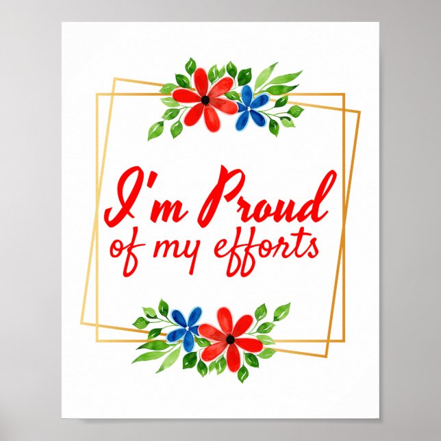 Motivering för hårt arbetande poster (Framsidan)