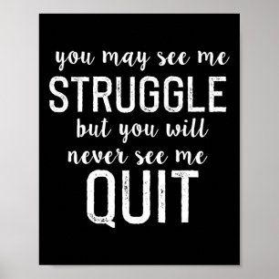 Motivering för inspiration från workout som säger poster