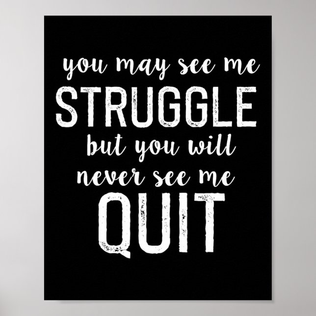 Motivering för inspiration från workout som säger  poster (Framsidan)