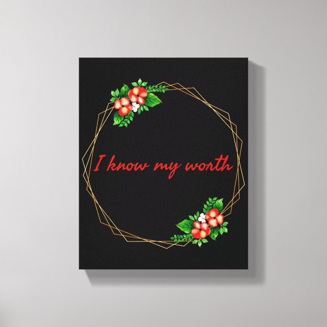 Motivering för livet canvastryck (Framsida)