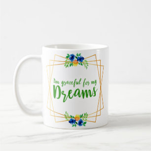 Motivering för livet och självaste kärlek kaffemugg