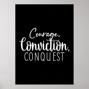 Motivering för motivational Conquest - Gym Hustle Poster