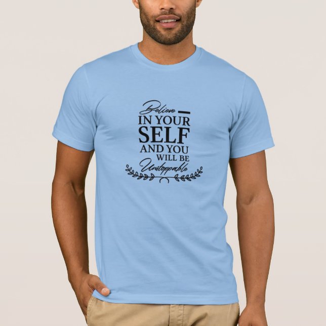 Motivering för textfotografi citerar 11. t shirt (Framsida)