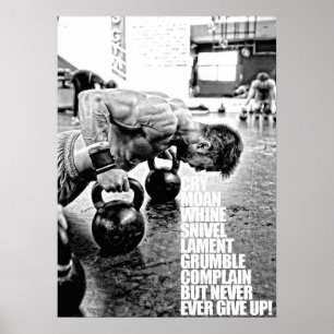 Motivering för workout poster