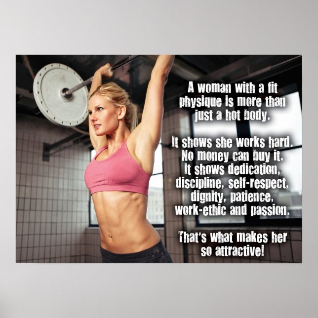 Motivering för workout poster (Framsidan)