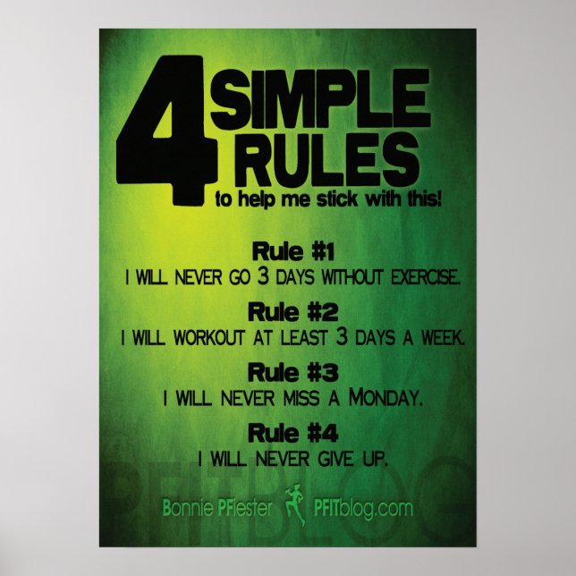 Motivering för workout poster (Framsidan)