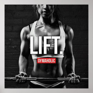 Motivering för workout poster