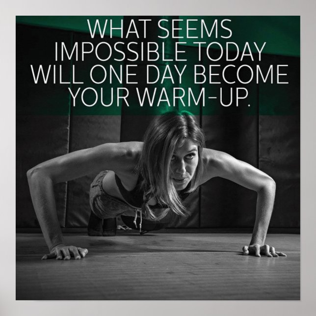 Motivering för workout poster (Framsidan)