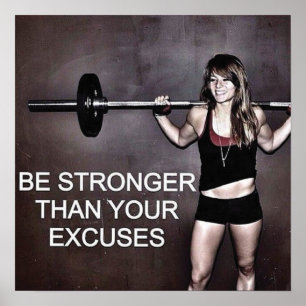 Motivering för workout poster