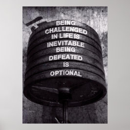 Motivering för workout poster