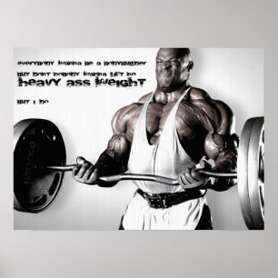 Motivering för workout poster