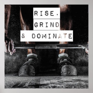Motivering för workout poster