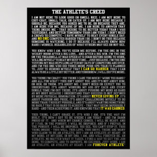 Motivering för workout poster