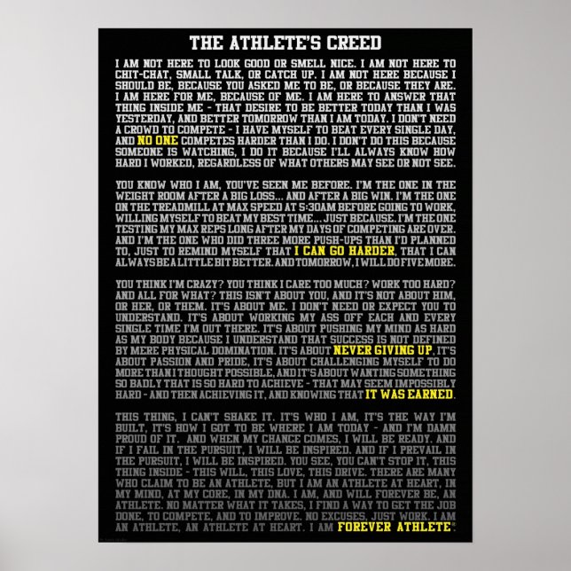 Motivering för workout poster (Framsidan)