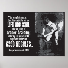 Motivering för workout poster