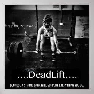 Motivering för workout poster