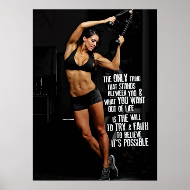 Motivering för workout poster (Framsidan)