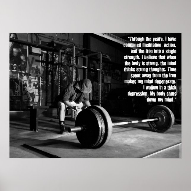 Motivering för workout poster (Framsidan)