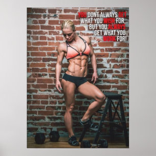 Motivering för workout poster