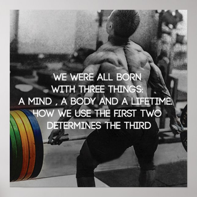 Motivering för workout poster (Framsidan)